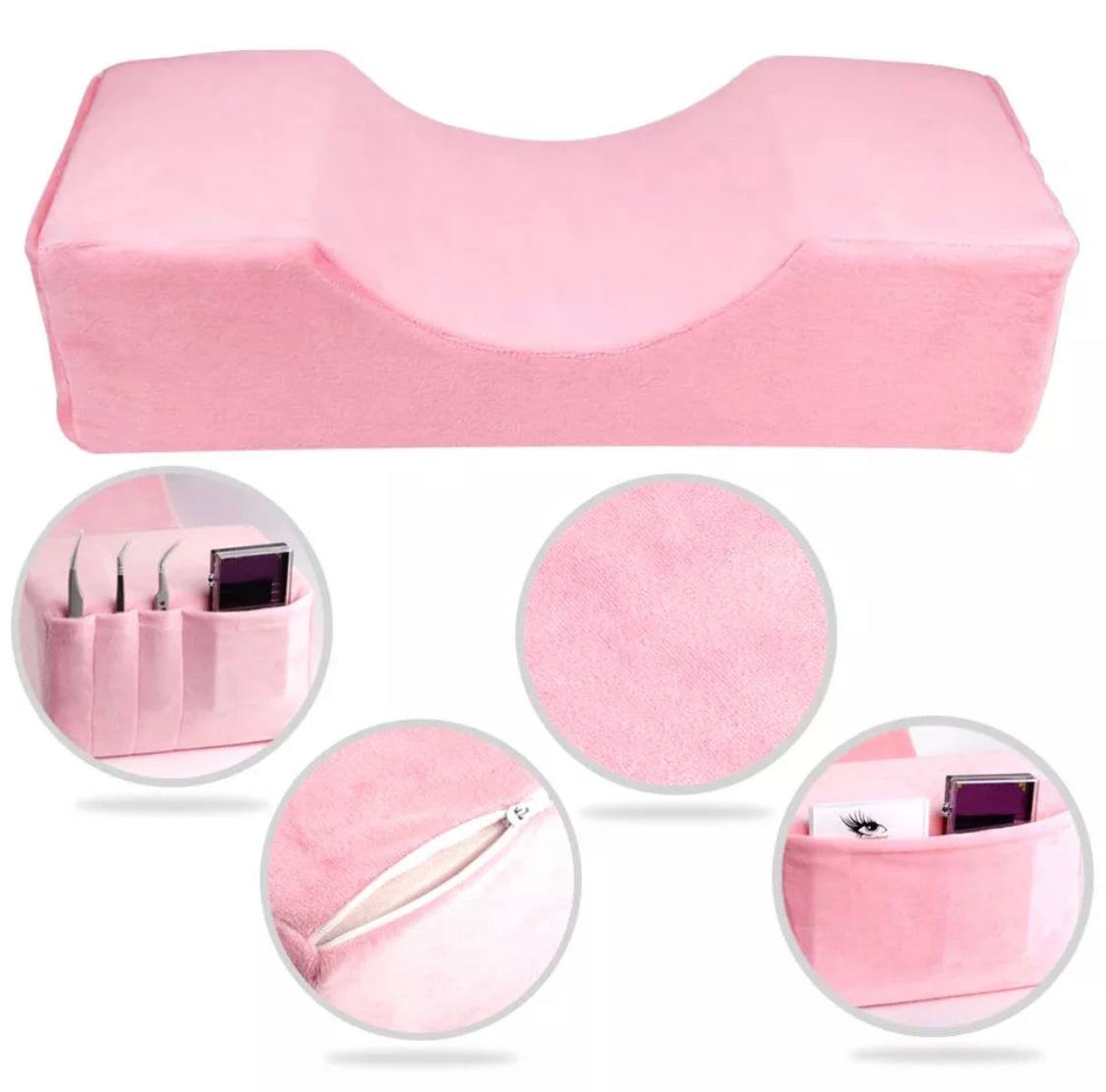 Lash Pillow with pocket tools