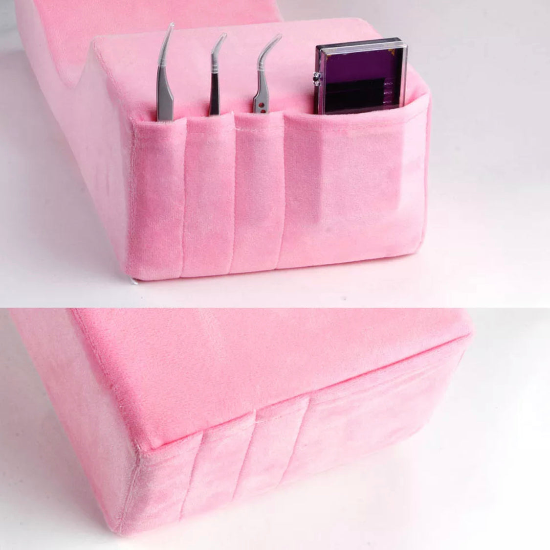 lash pillow with lash pocket tool