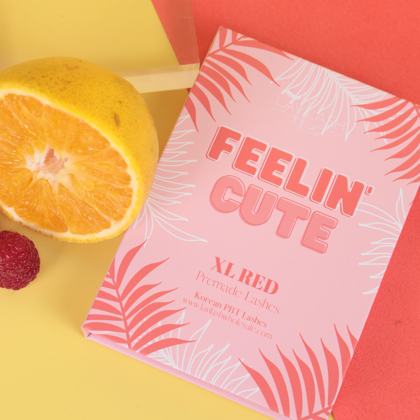 XL Red Premade Lashes - Feelin Cute Box