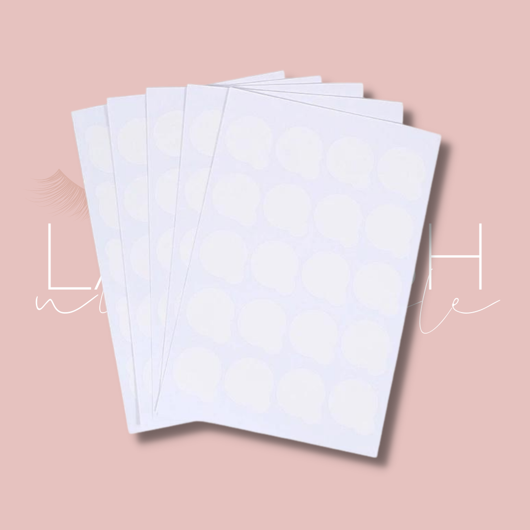 Disposable Glue Plate Stickers - Convenient Lash Adhesive Setup