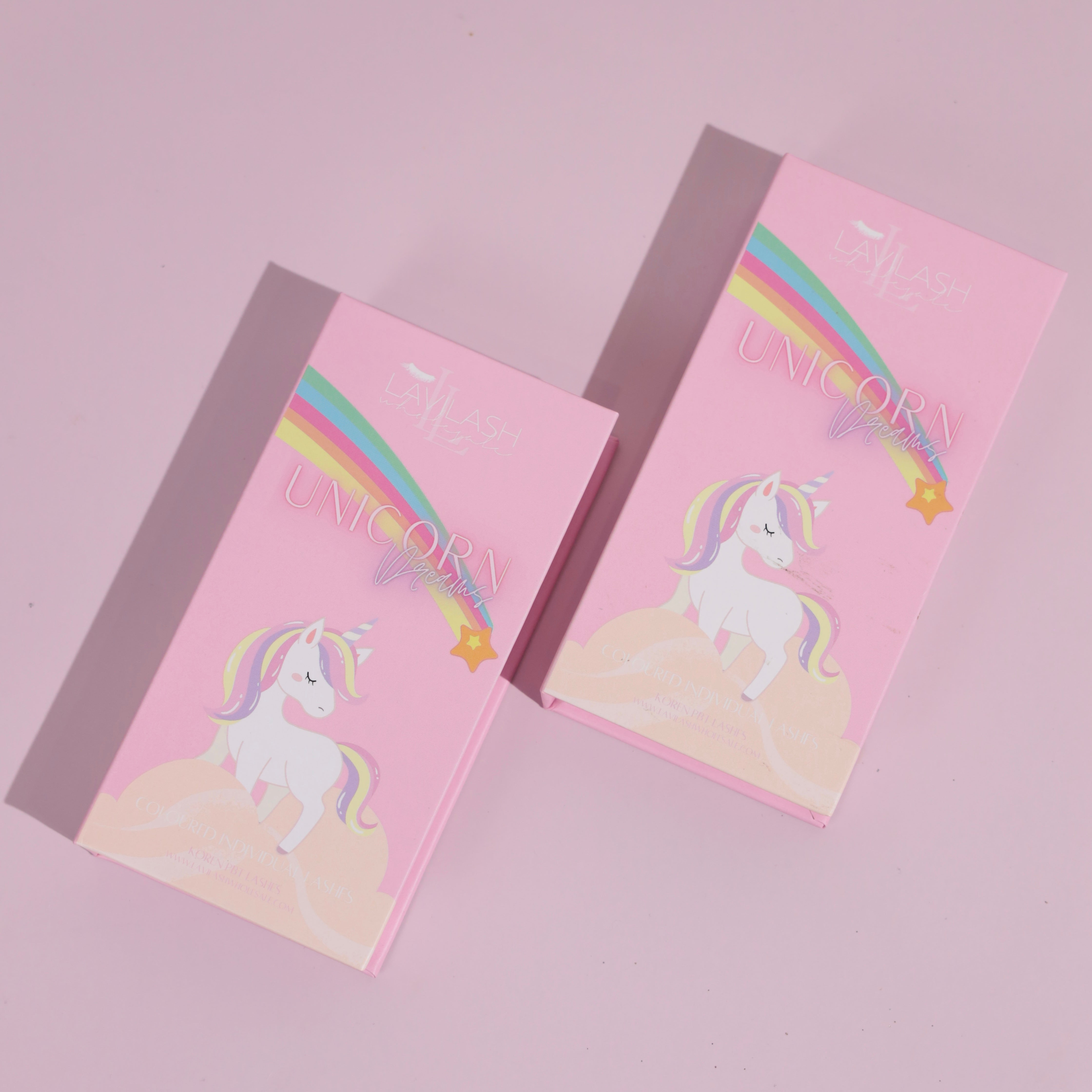 Unicorn Dreams - Pink Glitter Lashes