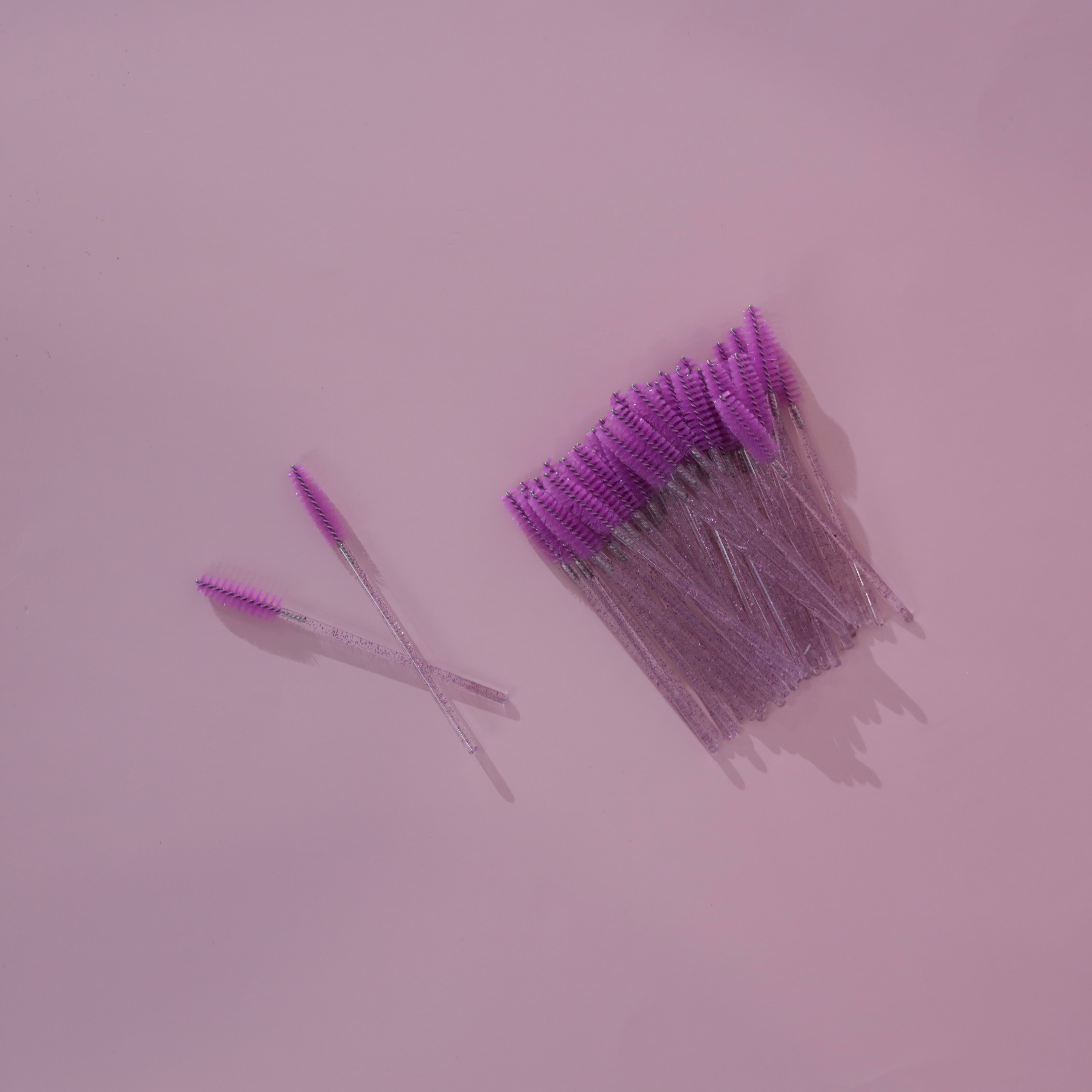 Purple Lash Wands - Glitter Handle Lash for a Glamorous Finish