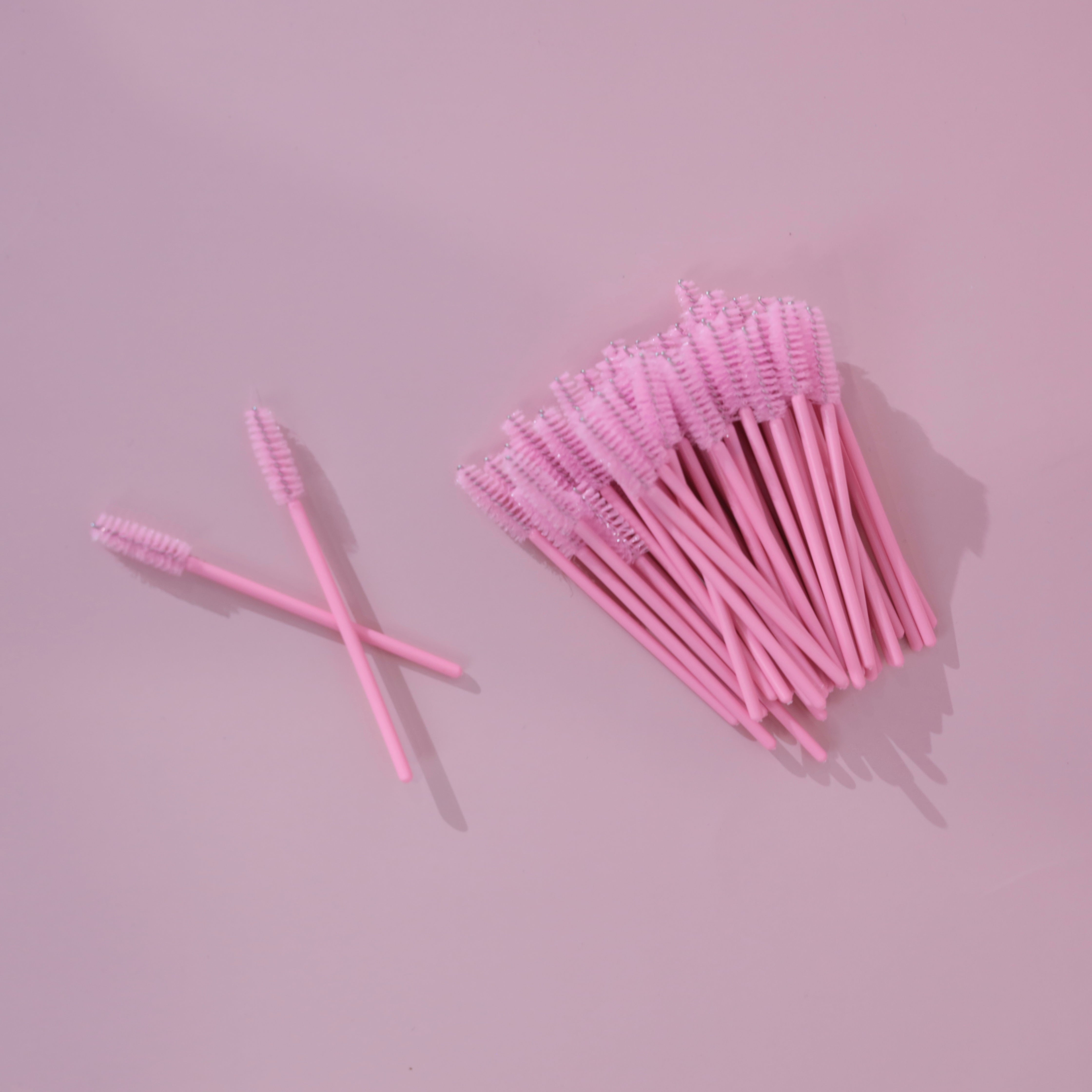 Disposable Lash Wands - Pink