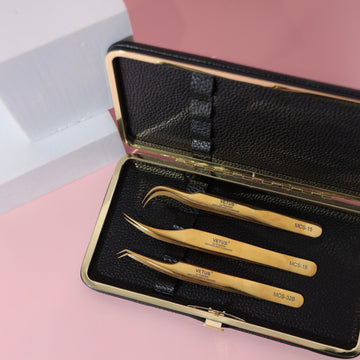 Black Tweezer Case - LaviLash Wholesale