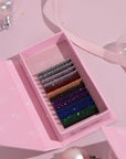 Coloured Glitter Classic Lashes