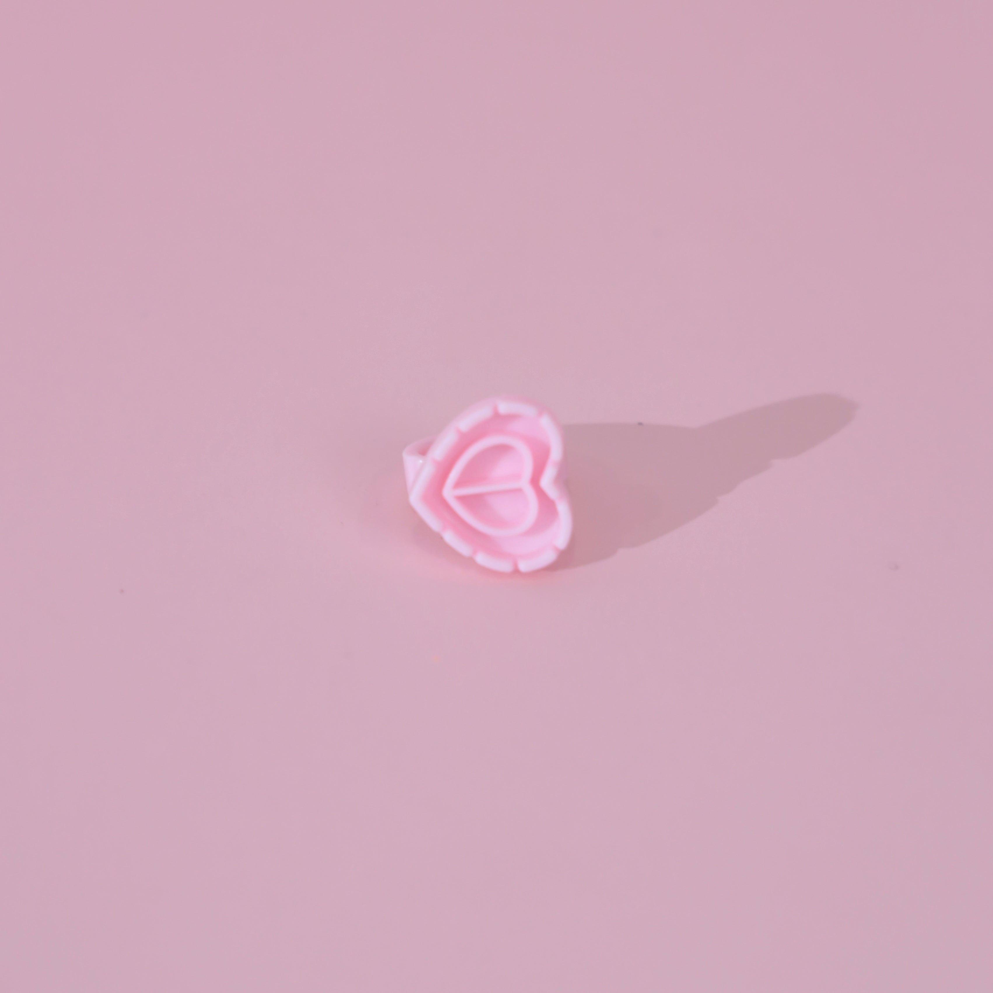 Pink Lash Glue Rings