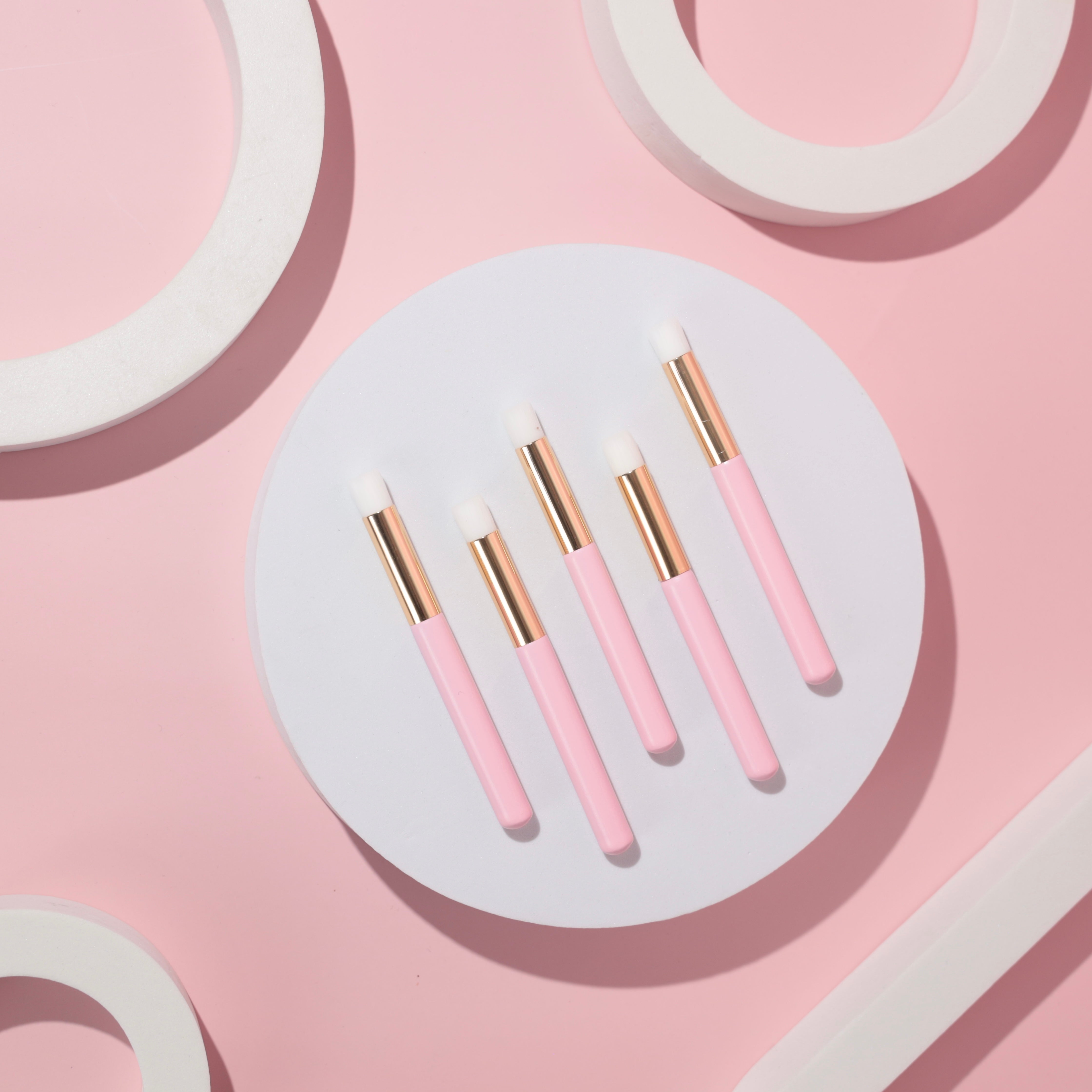 lash cleansing brush - pink mini