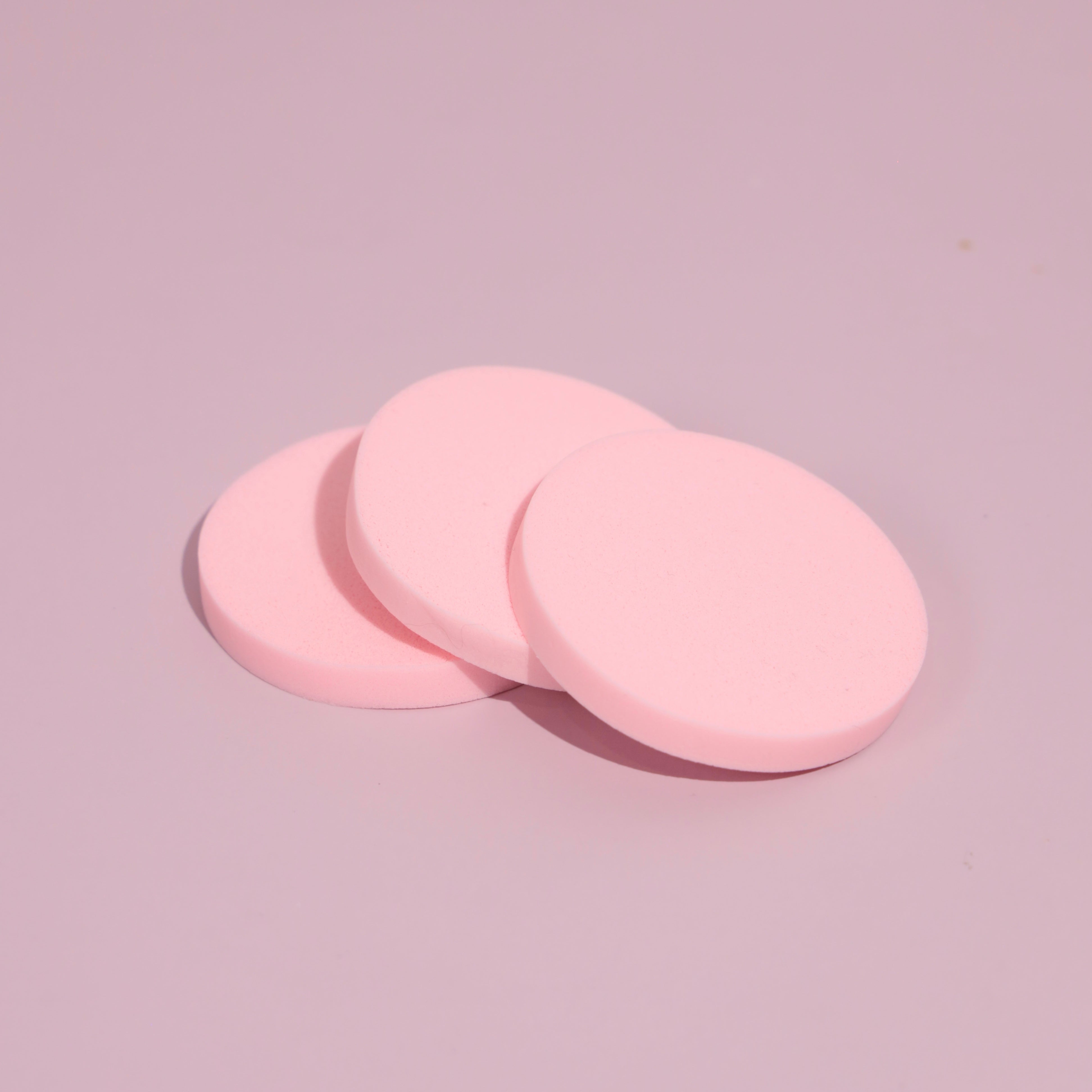 Pink Facial Cleansing Sponge - Soft, Deep Cleansing Training Sponge