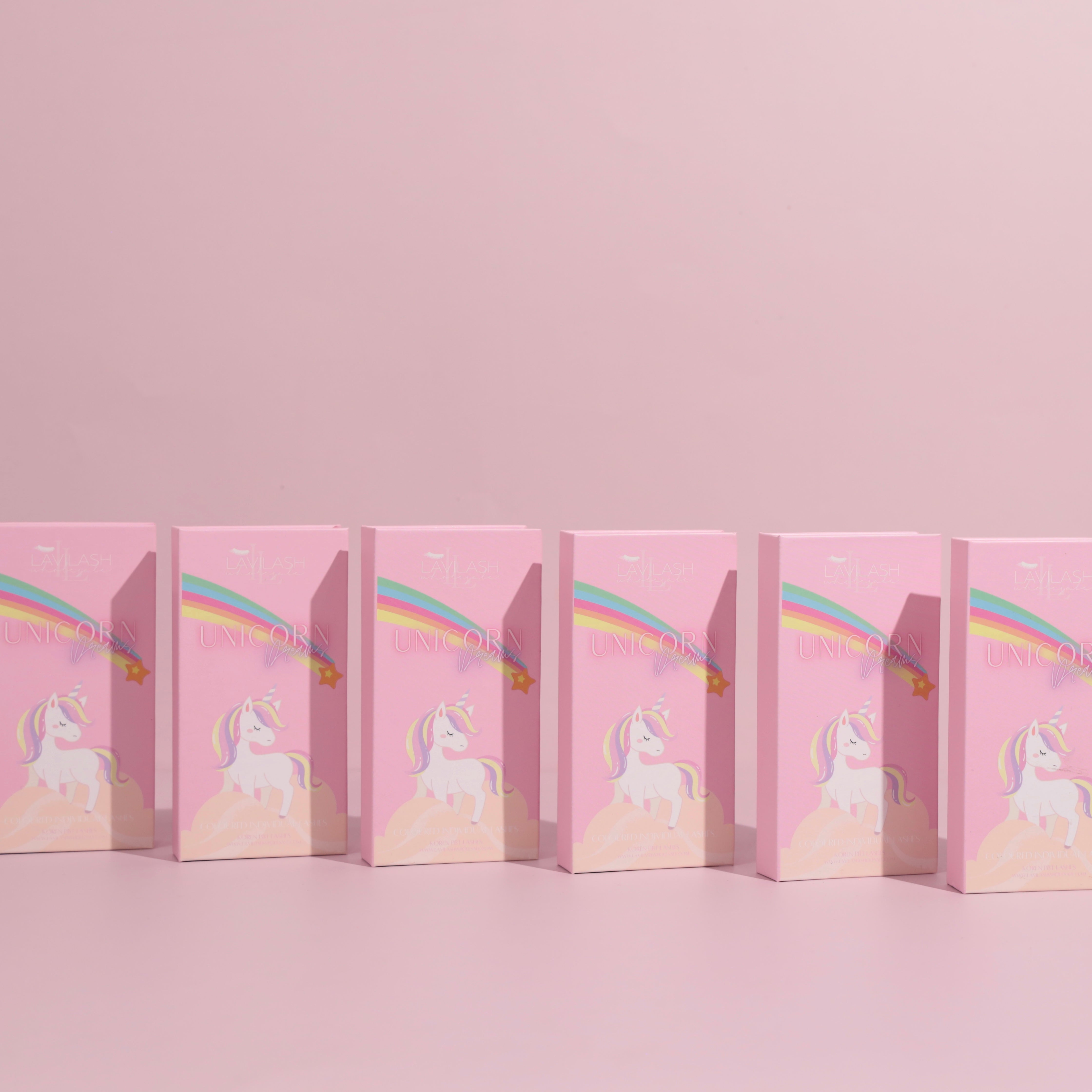 Unicorn Dreams - Pink Glitter Eyelashes