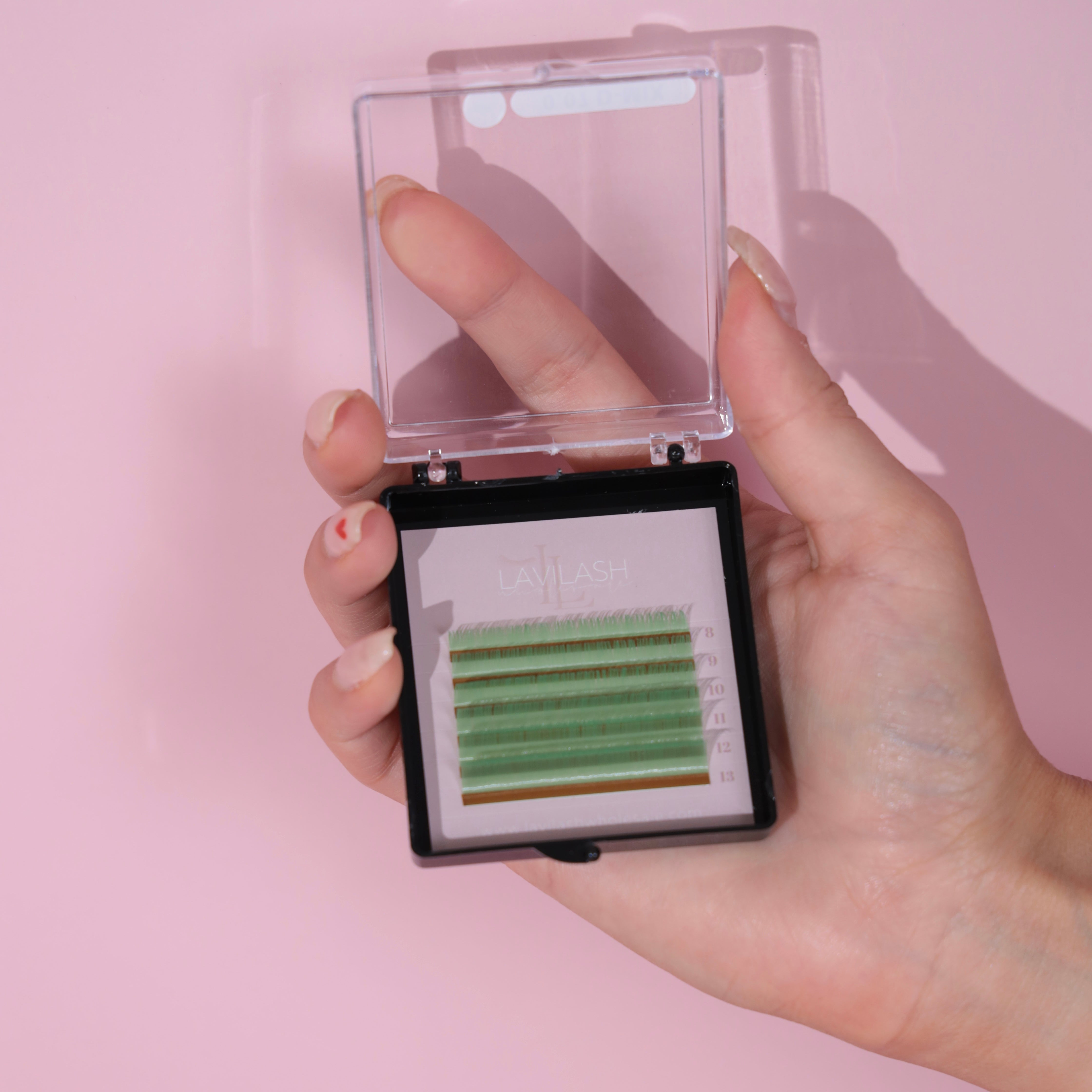 Green Eyelash Extensions