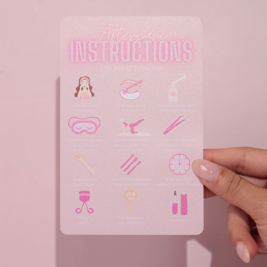 Aftercare Cards