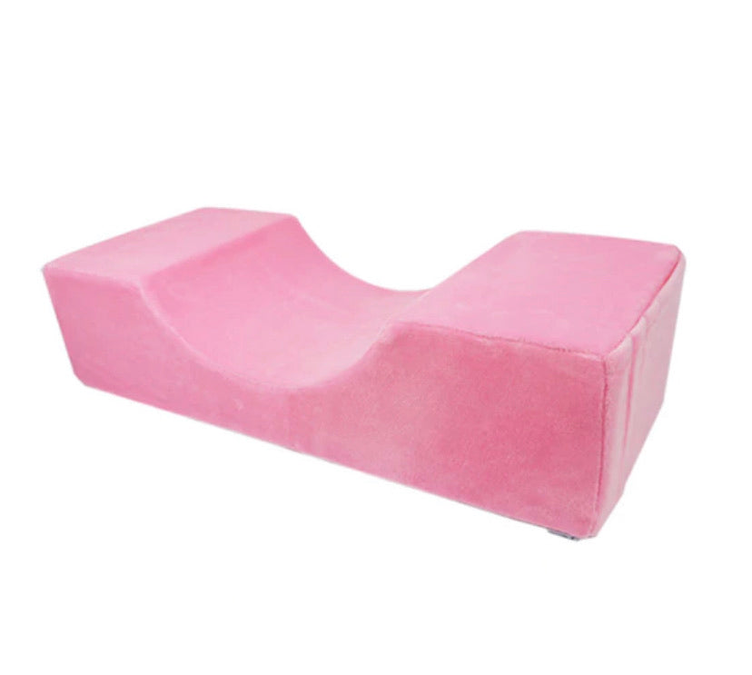 Pink Lash Pillow - Ergonomic Support for Lash Clients by Lavilash